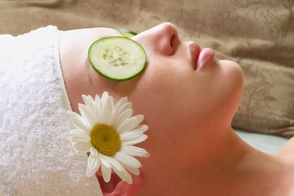 Cucumber mask